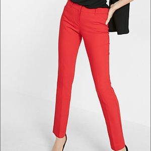 Red Express Barely Boot Editor Pant